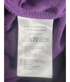 NA-KD Jumpsuit brez rokavov lahka udobna elegantna vijolična velikost M