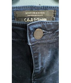 LA PARISIENNE ženske hlače iz džinsa elegantne mornarsko modre velikosti 27/32