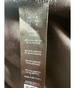 asos Kombinezon Bez Rękawów Lekki z Głębokim Dekoltem Czarny Rozmiar 36