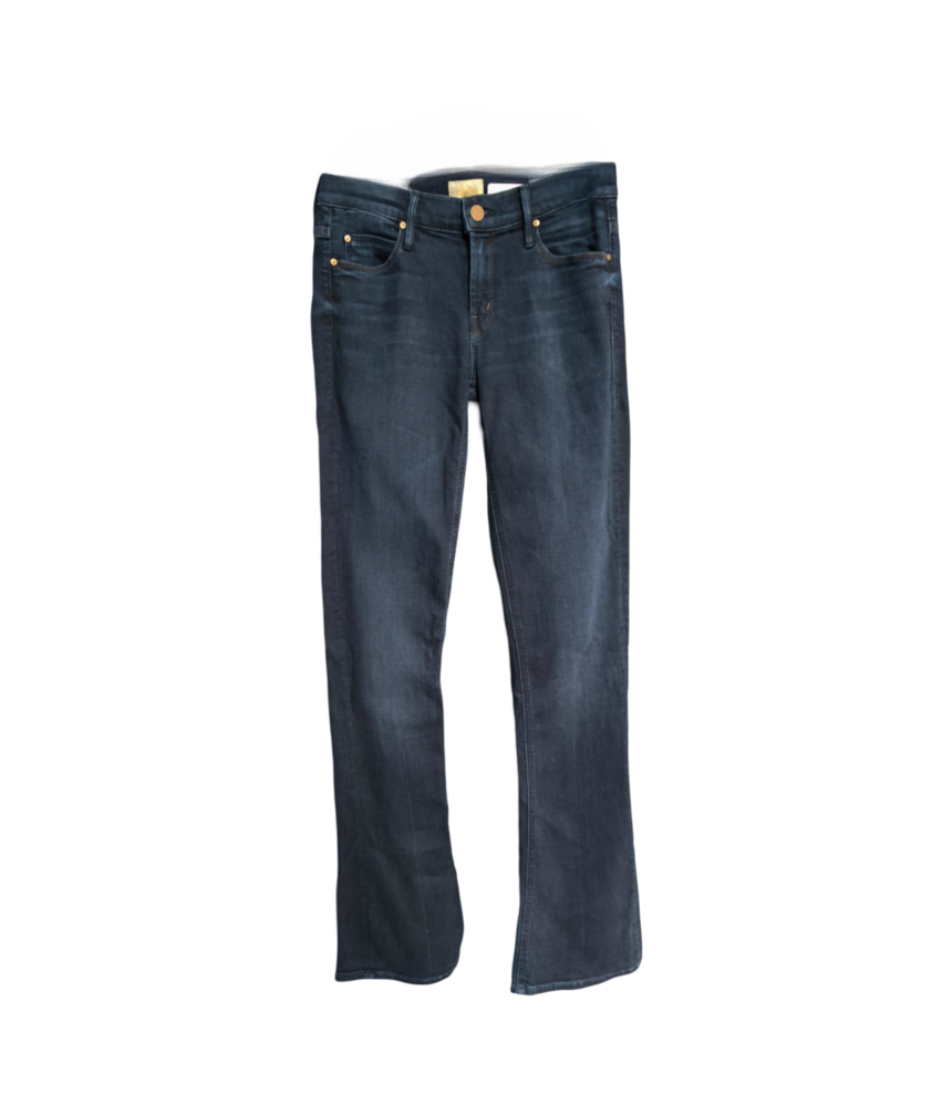 Mati ženske udobno Denim hlače elegantno mornarsko modra velikost 26