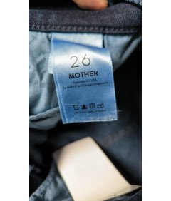 Mati ženske udobno Denim hlače elegantno mornarsko modra velikost 26