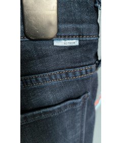 Mati ženske udobno Denim hlače elegantno mornarsko modra velikost 26