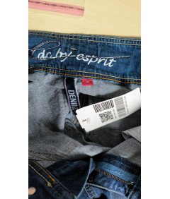 ESPRIT Spódnica Mini Stylowa Jeansowa Dżinsowa Wytrzymała Niebieskie Rozmiar 36