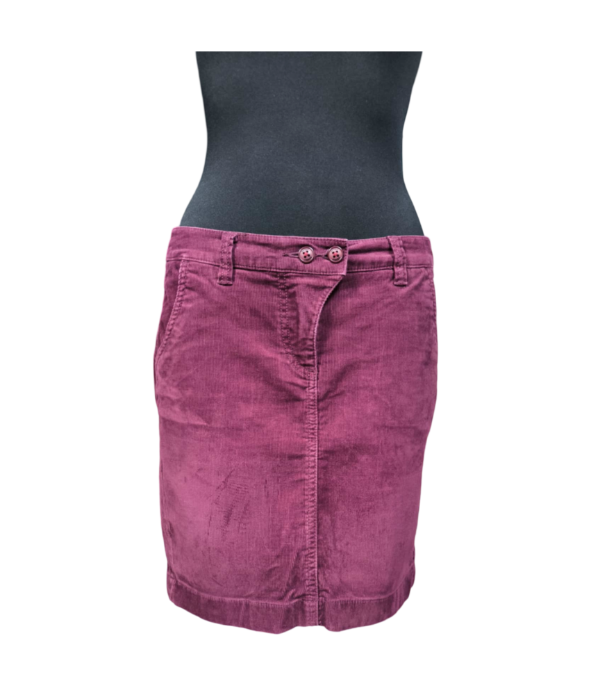 ESPRIT Spódnica Midi Wygodna Elegancka Stylowa Bordowa Rozmiar 40