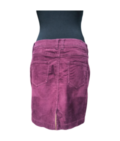 ESPRIT Spódnica Midi Wygodna Elegancka Stylowa Bordowa Rozmiar 40