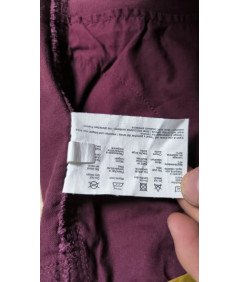 ESPRIT Spódnica Midi Wygodna Elegancka Stylowa Bordowa Rozmiar 40
