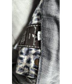 7 for all mankind Moške udobne hlače iz džinsa Siva 27