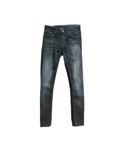 Nudie ženske udobno Denim hlače elegantno mornarsko modra velikost 26/32
