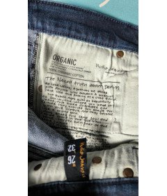 Nudie ženske udobno Denim hlače elegantno mornarsko modra velikost 26/32