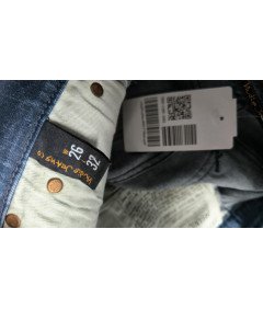 Nudie ženske udobno Denim hlače elegantno mornarsko modra velikost 26/32