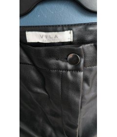 Vila Ženske hlače Udobno Elegantno in elegantno črno Velikost 40