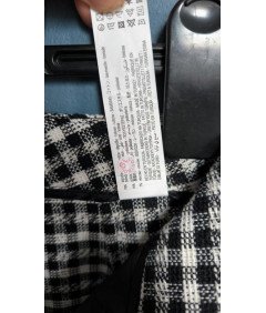 Zara ženske hlače udobno elegantno črno-belo karirasto velikost XS