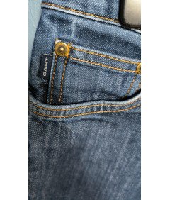 Gant Moške otroške hlače iz džinsa mornarsko modre velikosti 146/152 cm