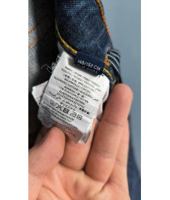 Gant Moške otroške hlače iz džinsa mornarsko modre velikosti 146/152 cm