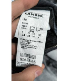 Cambio Damskie Spodnie Wygodne Jeansowa Dżinsowa Stylowe Szare Rozmiar 36