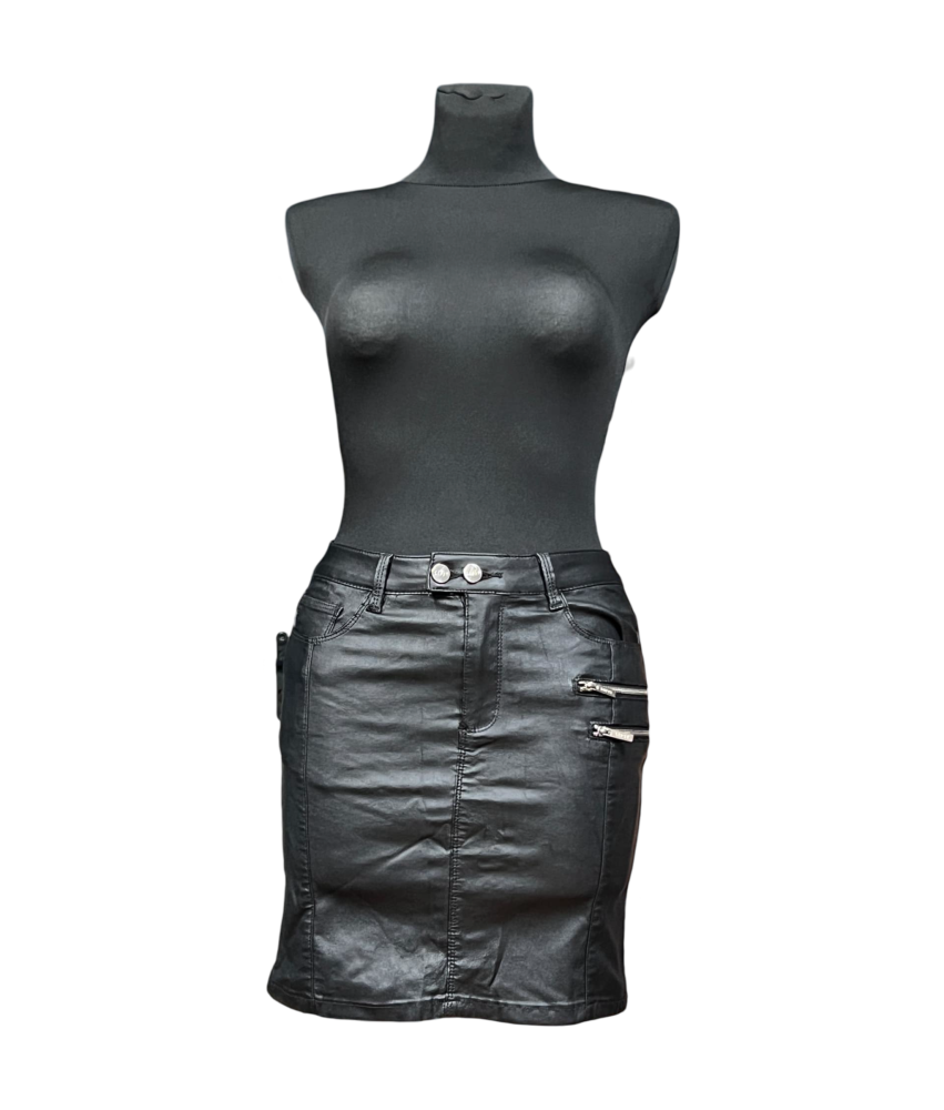 Lipsy London Midi udobno krilo z žepi Elegantna črna velikost 36