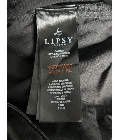 Lipsy London Midi udobno krilo z žepi Elegantna črna velikost 36