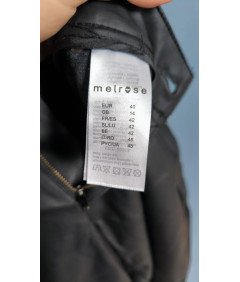 MELROSE Damskie Spodnie Wygodne Wytrzymałe Czarne 40 Rozmiar
