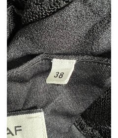 NAF NAF kombinezon s kratkimi hlačami z dolgimi rokavi Udobno črno Velikost 38