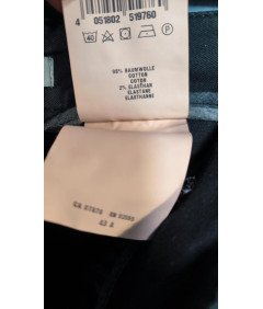 Gardeur Moške udobne elegantne hlače iz džinsa Black 36