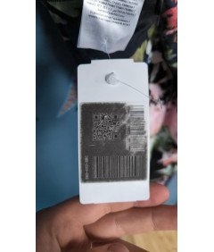 MARCIANO Damskie Spodnie Wygodne Eleganckie Czarne w Kolorowe Kwiaty Rozmiar 38