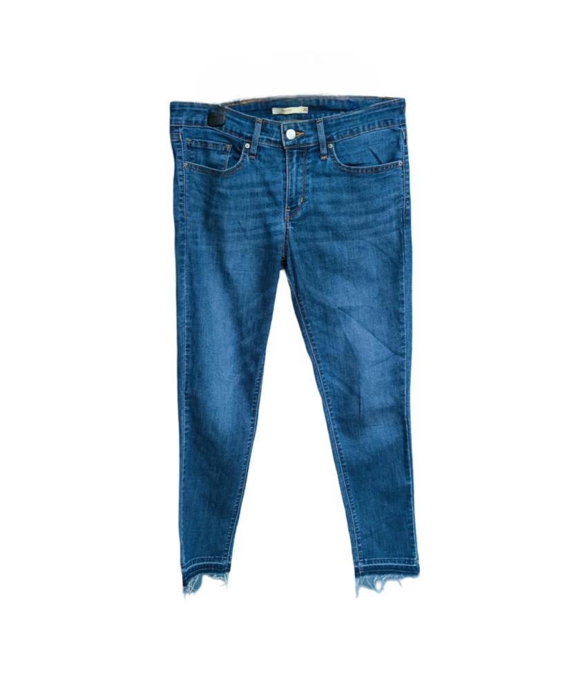 Levi's Damskie Spodnie Wygodne Wytrzymałe Jeansowe Dżinsowe Granatowe Rozmiar 30