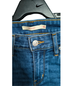 Levi's Damskie Spodnie Wygodne Wytrzymałe Jeansowe Dżinsowe Granatowe Rozmiar 30