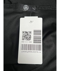 MISSGUIDED Kombinezon Damski Elegancki z Jednym Rękawem Czarny 36