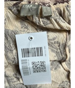 asos Kombinezon Bez Rękawów Lekki Wygodny Luźny Biały Rozmiar 46