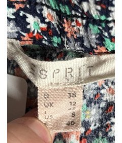 ESPRIT Kombinezon Bez Rękawów Lekki Wygodny Kolorowy w Kwiaty Rozmiar 38
