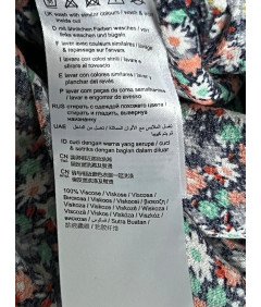 ESPRIT Kombinezon Bez Rękawów Lekki Wygodny Kolorowy w Kwiaty Rozmiar 38