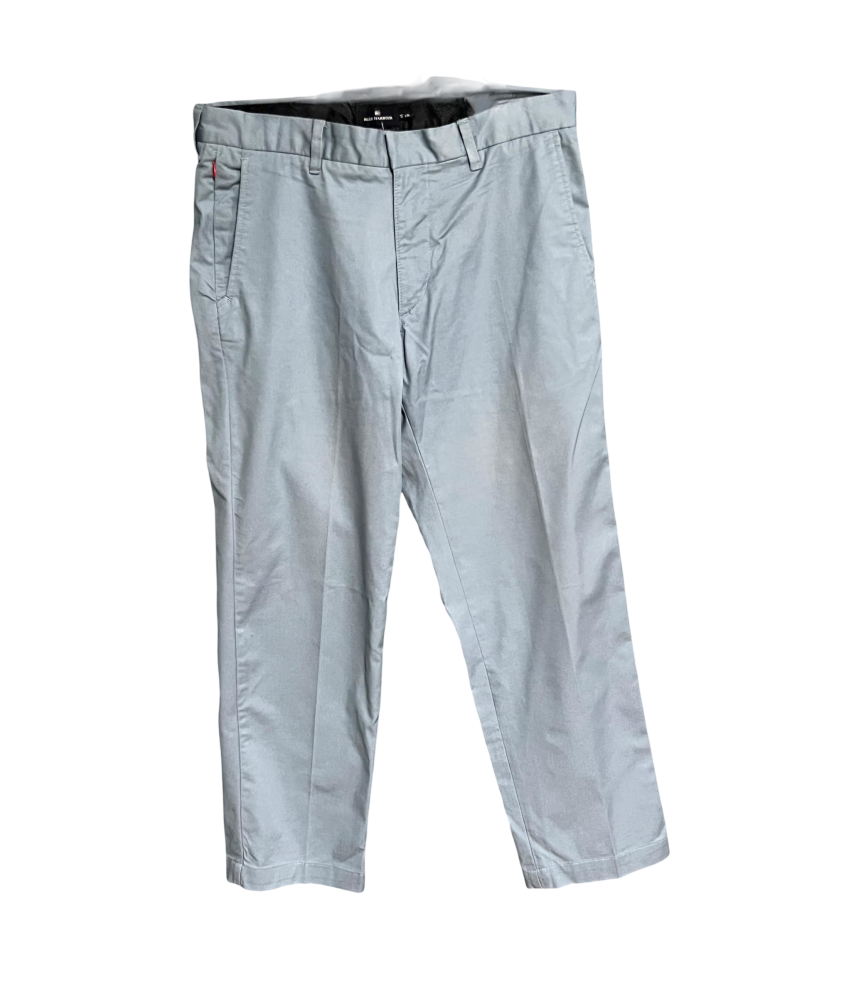 Moške hlače Marks and Spencer Udobne elegantne elegantne elegantne sive 36/29