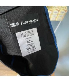 Moške hlače Marks and Spencer Udobne elegantne elegantne črne 40/31