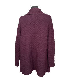 Marks&Spencer Kardigan Damski Ciepły Wygodny Stylowy Bordowy M