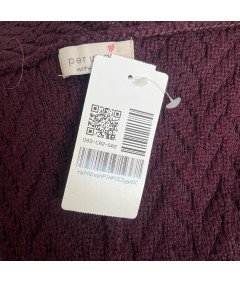 Marks&Spencer Kardigan Damski Ciepły Wygodny Stylowy Bordowy M