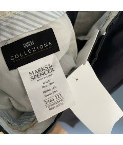 Moške hlače Marks and Spencer Udobne elegantne elegantne sive barve 30/33