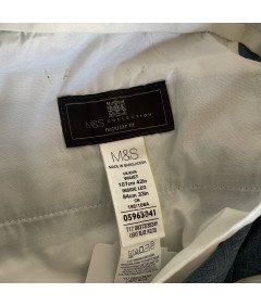 Marks&Spencer Spodnie Męskie Stylowe Eleganckie Niebieskie 42/33