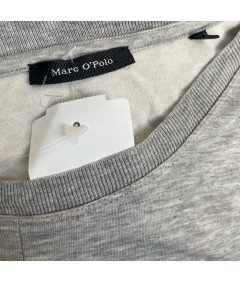 Marc O'Polo ženske majica z dolgimi rokavi udobno siva velikost S