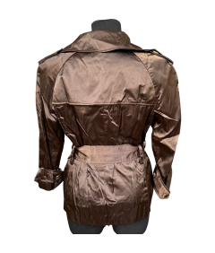 Zara Ženski kratek plašč s pasom Elegantno Elegantno udobno rjava velikost L