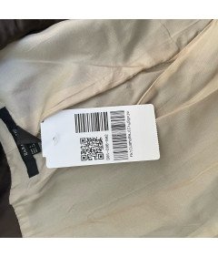 Zara Ženski kratek plašč s pasom Elegantno Elegantno udobno rjava velikost L