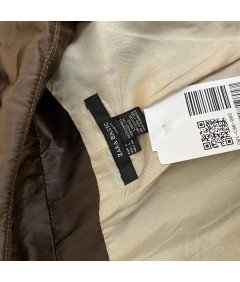 Zara Ženski kratek plašč s pasom Elegantno Elegantno udobno rjava velikost L