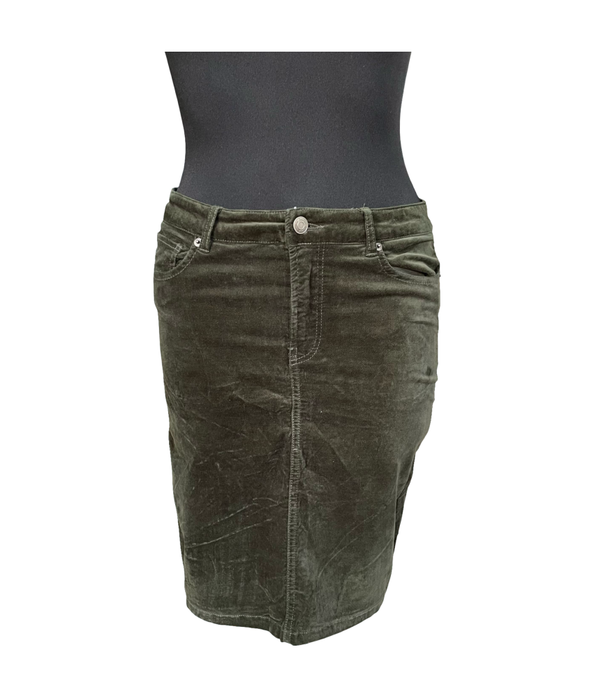 InWear Spódnica Midi Wygodna Stylowa Elegancka Zielona Rozmiar 36