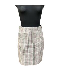 InWear Spódnica Midi Wygodna Stylowa Elegancka Szara w Kratkę Rozmiar 36