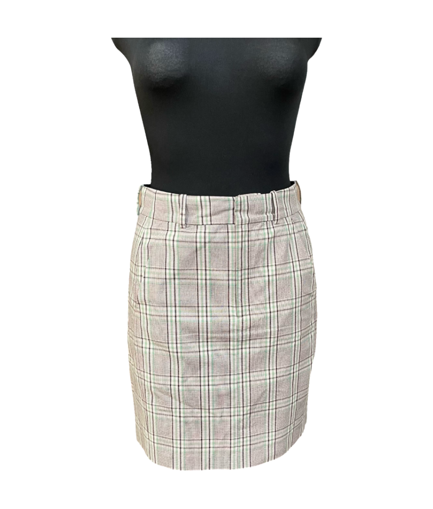 InWear Midi krilo udobno elegantno elegantno sivo kvačkano velikost 36