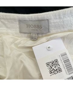 HOBBS Spódnica Midi Wygodna Stylowa Elegancka Biała Rozmiar 44