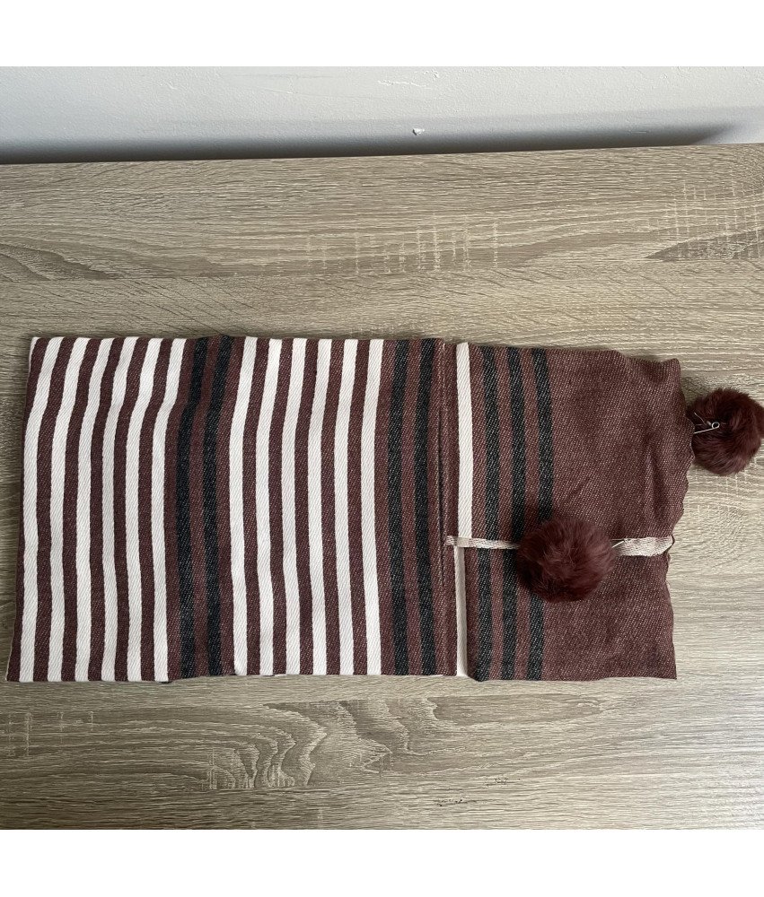 SWAT PANY Damski Szal Pashmina, Suknia Wieczorowa - Brązowy