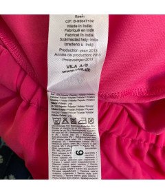 Vila Spódnica Midi Wygodna Stylowa Wytrzymała Różowa Rozmiar L