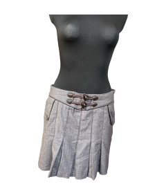 edc Spódnica Midi Wygodna Stylowa Elegancka z Kieszeniami Szara Rozmiar 38