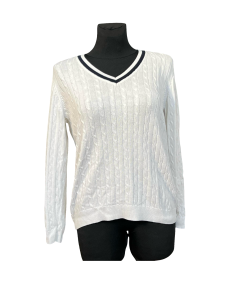 Montego Sweter Damski Stylowy Wygodny Ciepły Biały Rozmiar XL