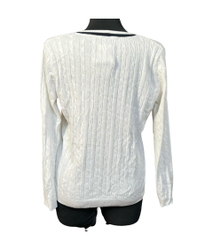 Montego Sweter Damski Stylowy Wygodny Ciepły Biały Rozmiar XL